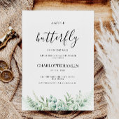 緑の蝶の赤ちゃんシャワー招待状, 招待状