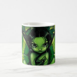 "緑の蝶ファンタジー"のマグ コーヒーマグカップ
