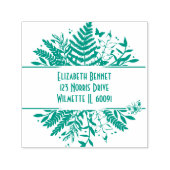 緑の蝶 セルフインキングスタンプ (デザイン)