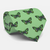 緑の蝶(alt) ネクタイ (ロール)
