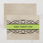 緑の表縁ど番はがき ポストカード (正面/裏面)