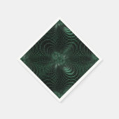緑の装飾用ナプキン スタンダードカクテルナプキン (角)