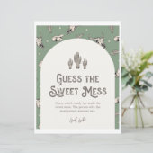 緑の西部の甘い混乱シャワーの兆候を推測 (スタンド正面)