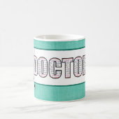 緑の言葉で医師の日 コーヒーマグカップ (中央)