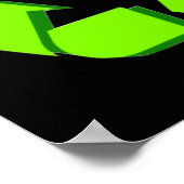 緑の記号ポスター ポスター (角)