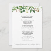 緑の記念撮影カード、黄色の金ゴールド縁ど (裏面)