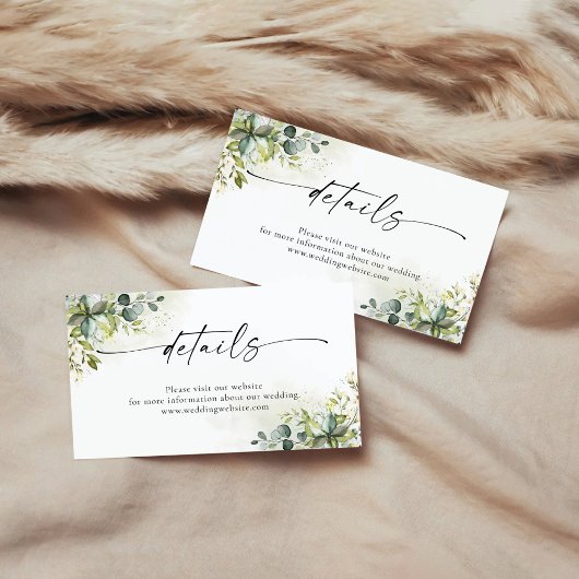 緑の詳細エンクロージャカード エンクロージャーカード