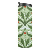 緑の谷のユリとテントウムシの対称性 タンブラー (回転右)