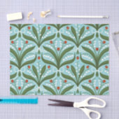 緑の谷のユリとテントウムシの対称性 薄葉紙 (クラフト)