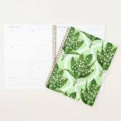 緑の谷の花のユリの花束 プランナー手帳 (ディスプレー)