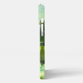 緑の谷絵画の水の色の電話ケース iPhoneケース (左側面)