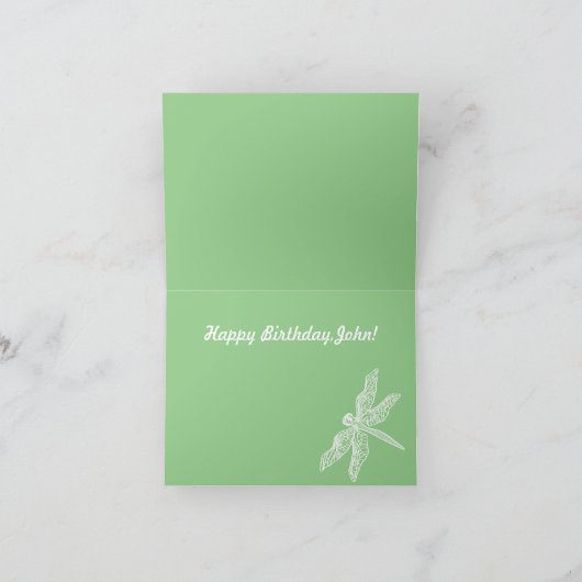 緑の谷 カード (内部)