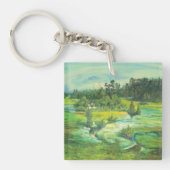 緑の谷 キーホルダー (正面)