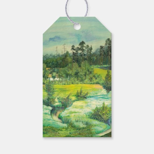 緑の谷 ギフトタグ (正面)
