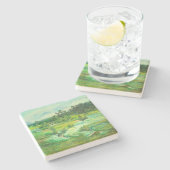 緑の谷 ストーンコースター (横)