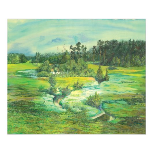 緑の谷 フォトプリント            (正面)