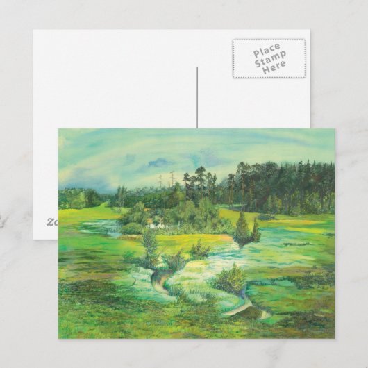 緑の谷 ポストカード (正面/裏面)