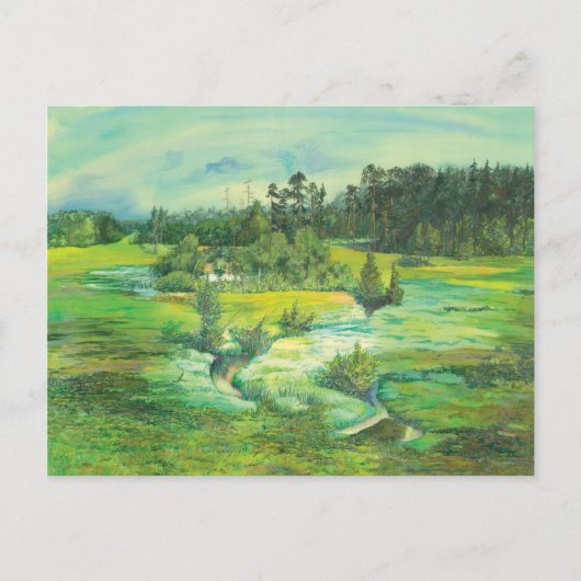 緑の谷 ポストカード (正面)