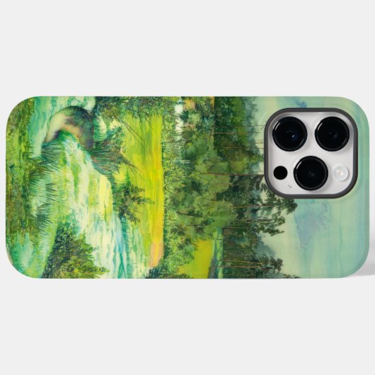 緑の谷 Case-Mate iPhoneケース (裏面 (横))