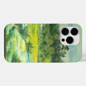 緑の谷 iPhoneケース (裏面横)