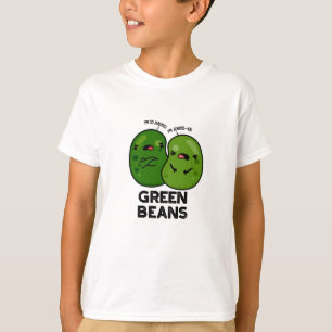 緑の豆が面白いことに嫉妬している豆パンのしゃれ Tシャツ