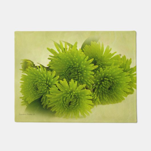 緑の豆  ドアマット (正面)