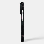 緑の豊かな葉に咲く繊細で淡いピンクの花 Case-Mate iPhoneケース (裏面 / 左)