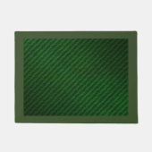 緑の質のプリントのドア・マット ドアマット (正面)