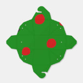 緑の赤いテイクアウト特典ボックス フェイバーボックス (折り畳みなし)