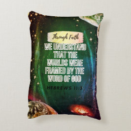 緑の赤い白アクセント枕 アクセントクッション