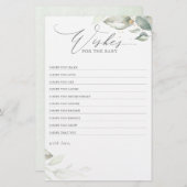 緑の赤ちゃんエレガントのベビーの願い (正面/裏面)