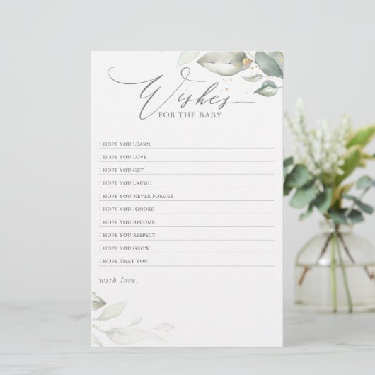 緑の赤ちゃんエレガントのベビーの願い (スタンド正面)