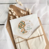 緑の赤ちゃんシャワーありがとう ラウンドシール