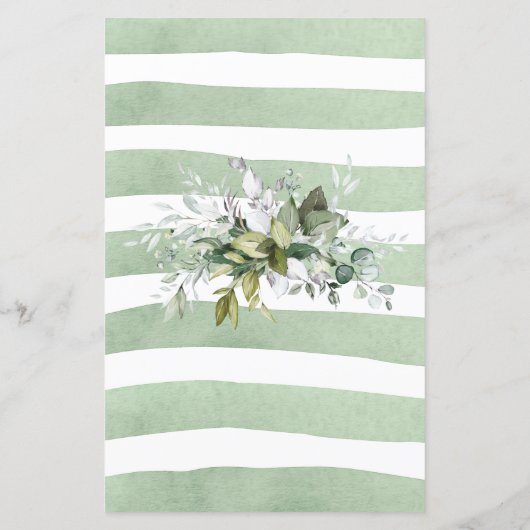 緑の赤ちゃんシャワーのゲームあなたの電話は何か? (裏面)