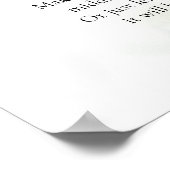 緑の赤ちゃんシャワーのポスター ポスター (角)