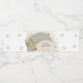 緑の赤ちゃんシャワーを待つことができる ペットボトルラベル (シングルラベル)