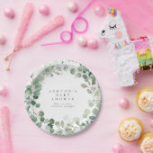 緑の赤ちゃんシャワー ペーパープレート (パーティー)