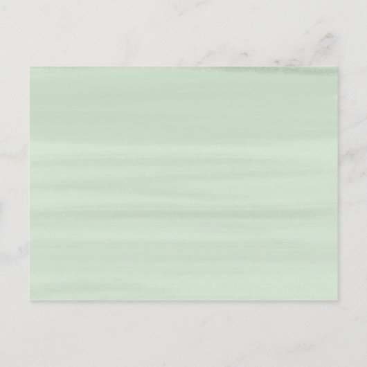 緑の赤ちゃんシャワー – 本の付属品を持って来る インビテーションポストカード (裏面)