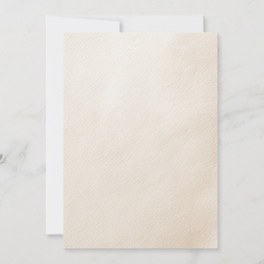 緑の赤ちゃん男女兼用のシャワーを心待ち 招待状 (裏面)