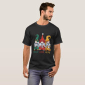 緑の赤と黄色のエンドウ豆の愛と Tシャツ (正面フル)