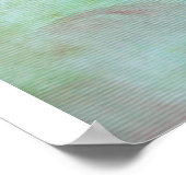 緑の赤りんご ポスター (角)