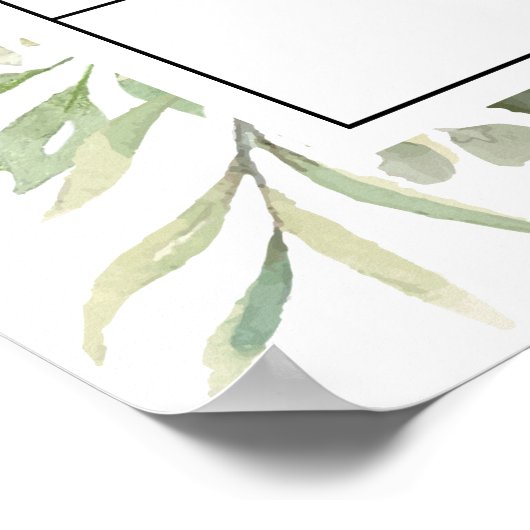 緑の赤ん坊のシャワーは期日を推測 ポスター (角)