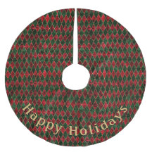 緑の赤モダンいダイヤモンドパターンのパーソナルメッセージ