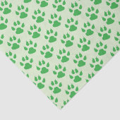 緑の足のプリント 薄葉紙 (詳細)