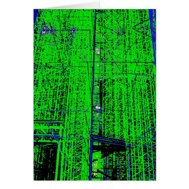 緑の足場 (正面)