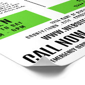 緑の足跡、ポダイアトリオン、ポダイアトリスト ポスター (角)