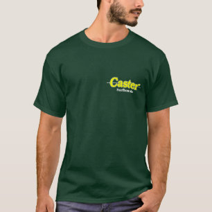 緑の足車のTシャツの黄色 Tシャツ