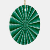 緑の車輪のチャクラのテンプレートはTXT IMGをカスタマイズ加えます セラミックオーナメント (右)