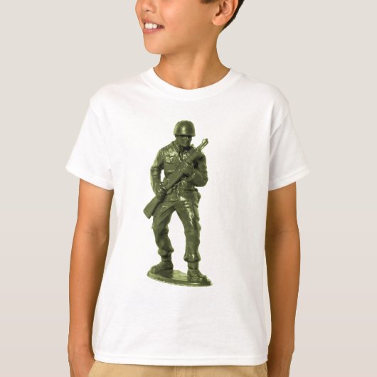 緑の軍隊の人 Tシャツ (正面)
