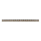 緑の輝くクリスマスツリー サテンリボン (正面)